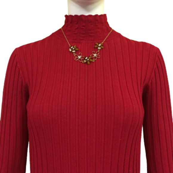 VEX Collection Red Size S Long Sleeve Sweater - Picture 3 of 11